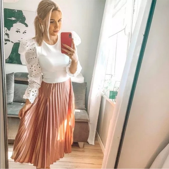 Zara NEW contrast sleeve sweater - Picture 6 of 15